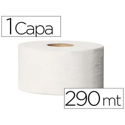 TORK Papel Higienico Tork Minijumbo 1 Capa 290 M para Dispensador T2