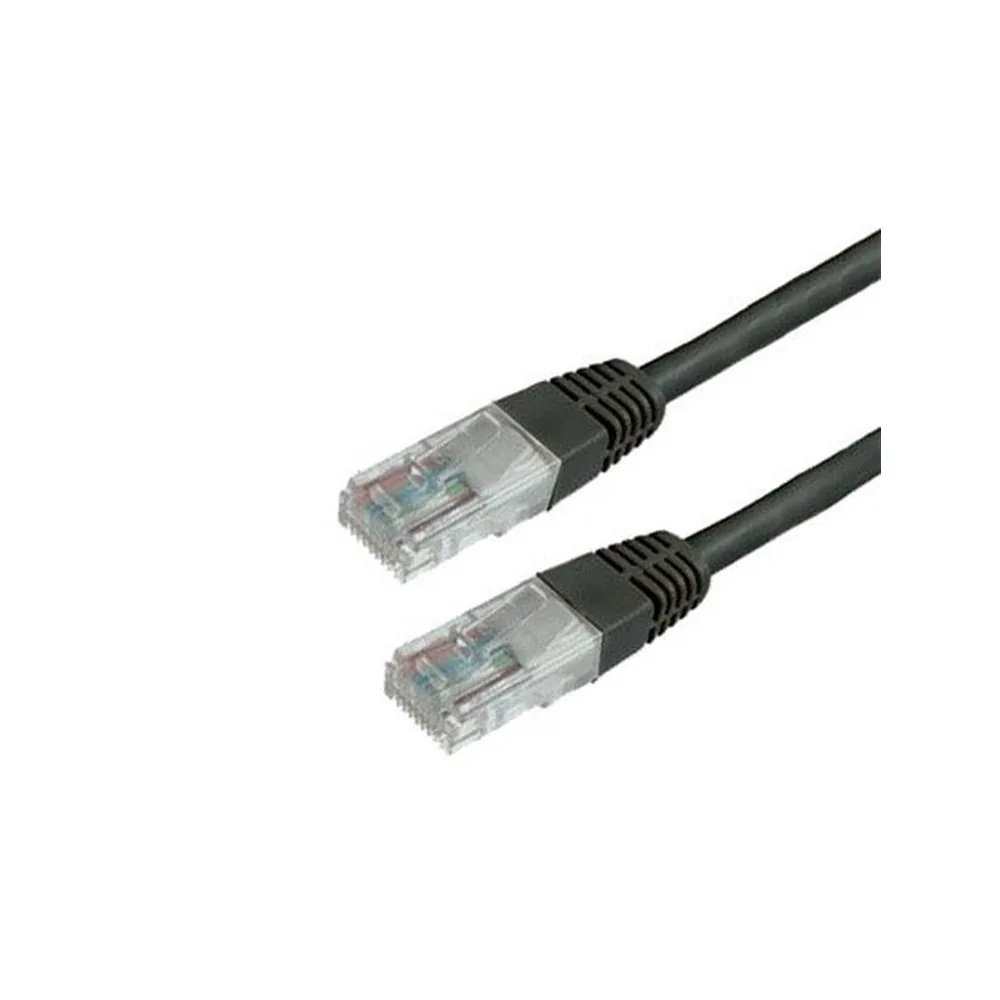 Cable de Red Mediarange Longitud 3 M Color Negro Conector RJ45