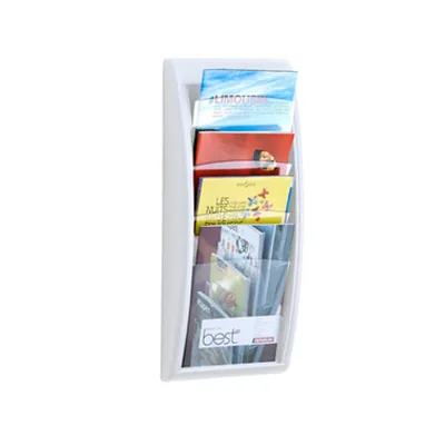 PAPERFLOW Expositor Mural Paperflow DIN A4 Blanco 4 Casillas 650X290X95 MM