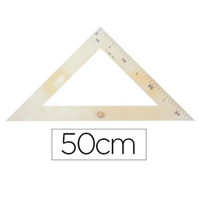 FAIBO Escuadra para Encerado Faibo Plastico Imitacion Madera 30 CM