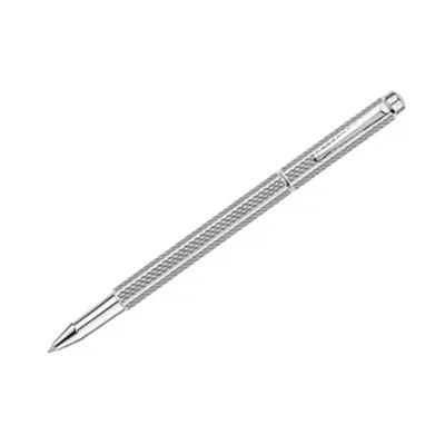 CARAN D' ACHE Roller Caran D'ache Ecridor Cubrik Placado Paladio Grabado Guiloche Zigzag con Estuche Punta Media