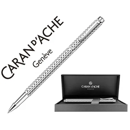Roller Caran D'ache Ecridor Golf Placado Paladio con Estuche Punta Media