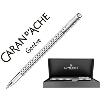 CARAN D' ACHE Roller Caran D'ache Ecridor Golf Placado Paladio con Estuche Punta Media