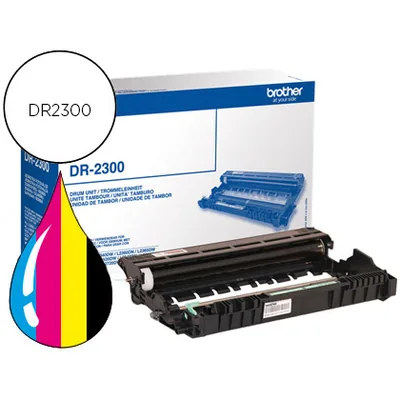 BROTHER Tambor Brother DR-2300 DCPL2500D/ DCPL2520DW / MFCL2700DW / MFCL2720DW Negro 12000 Paginas