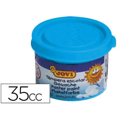 JOVI Tempera Escolar Jovi 35 ML Color Azul Cian