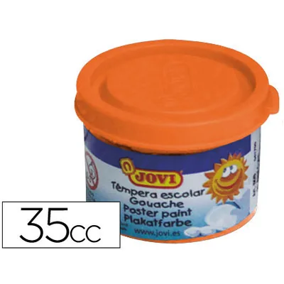 JOVI Tempera Escolar Jovi 35 ML Color Naranja