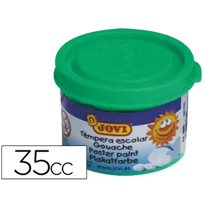 JOVI Tempera Escolar Jovi 35 ML Color Verde Medio