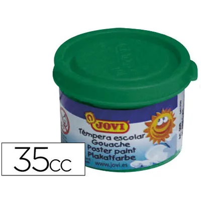 JOVI Tempera Escolar Jovi 35 ML Color Verde Medio