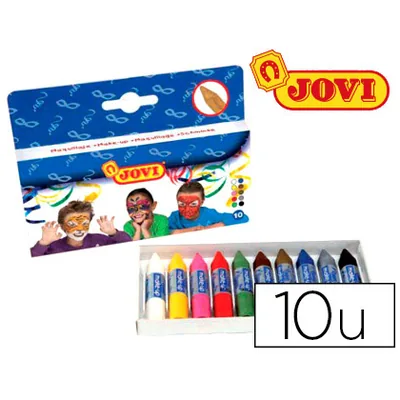 JOVI Barra Maquillaje Jovi Caja de 10 Colores Surtidos