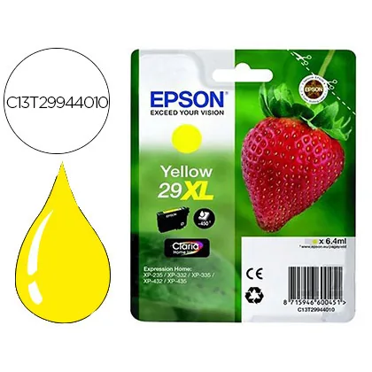 Ink-jet Epson Home 29XL T2994 XP435/330/335/332/430/235/432 Amarillo 450 Pag
