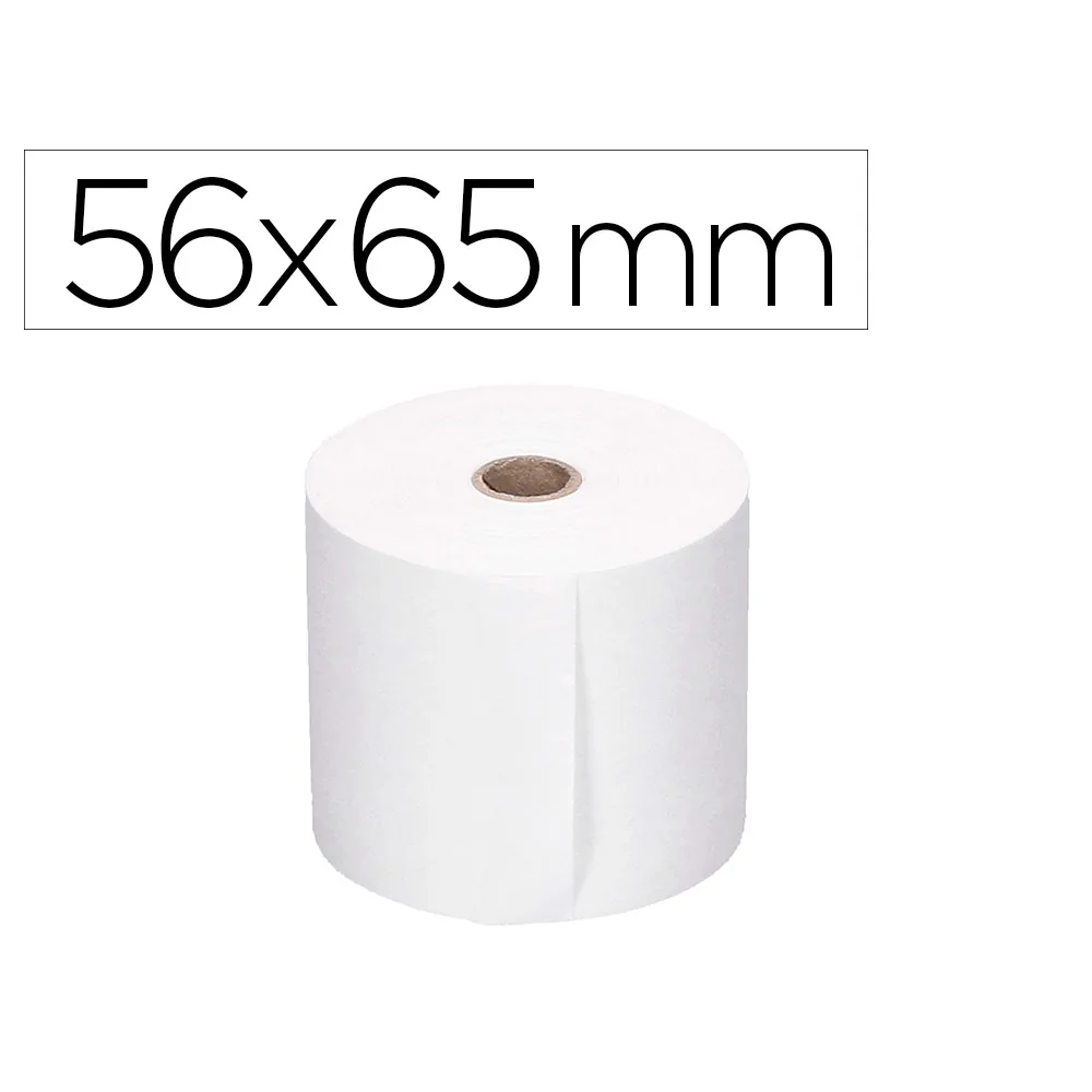 Rollo Sumadora Q-Connect Electra 56 MM Ancho X 65 MM Diametro Sin Bisfenol a