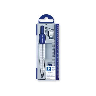 STAEDTLER Compas Staedtler Noris Club 550 60 con Aguja Roma y Adaptador