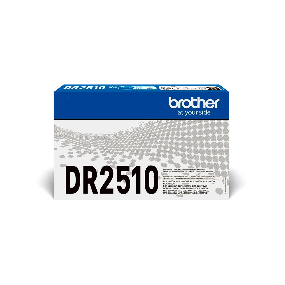 Tambor Brother DR2510 HL-L2400DWE/L2445DW Negro 15000 Paginas