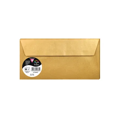 CLAIREFONTAINE Sobre Clairefontaine Pollen 110X220 CM 120G Dorado Pack de 5 Unidades