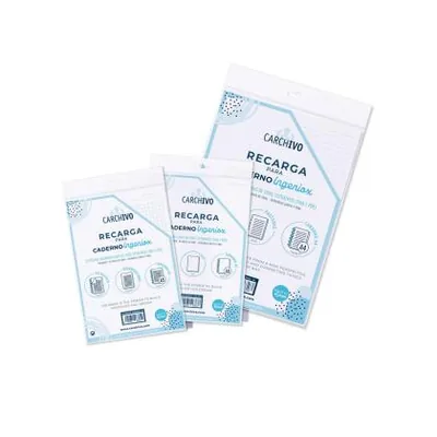 CARCHIVO Recambio Carchivo para Cuaderno Ingeniox DIN A5 50 Hojas Liso