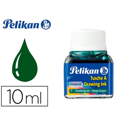 PELIKAN Tinta China Pelikan Verde Oscuro Bote de 10 ML