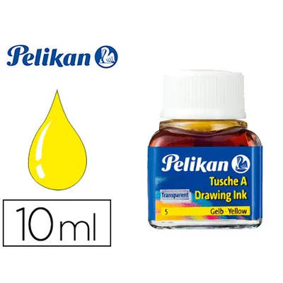 PELIKAN Tinta China Pelikan Amarillo Bote de 10 ML