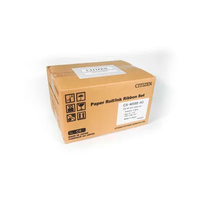 CITIZEN Papel Sublimacion Citizen para Impresora CX-02 Caja de 2 Rollos 200 Copias 15X20 Cm/ 400 Copias 10X15 CM