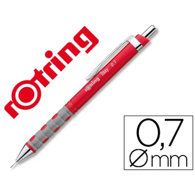 ROTRING Portaminas Rotring Tikky 0,7 MM Rojo