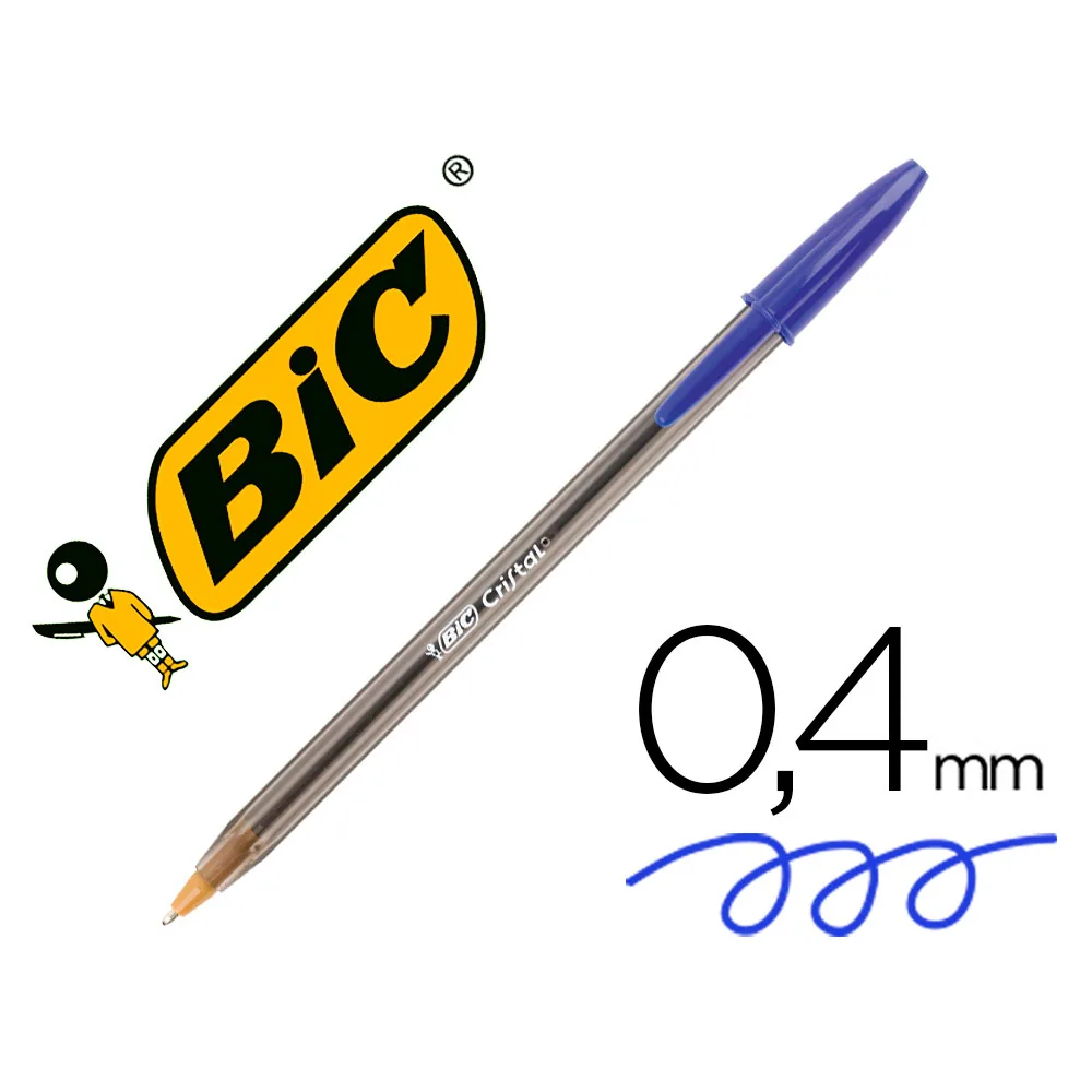 Boligrafo Bic Cristal Original Tinta Azul Unidad