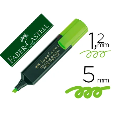 FABER CASTELL Rotulador Faber Castell Fluorescente Textliner 48 Verde