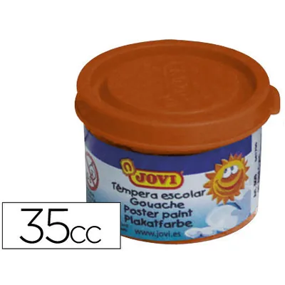 JOVI Tempera Escolar Jovi 35 ML Color Marron